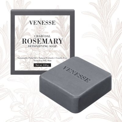 Venesse Charcoal Rosemary Detoxifying Soap