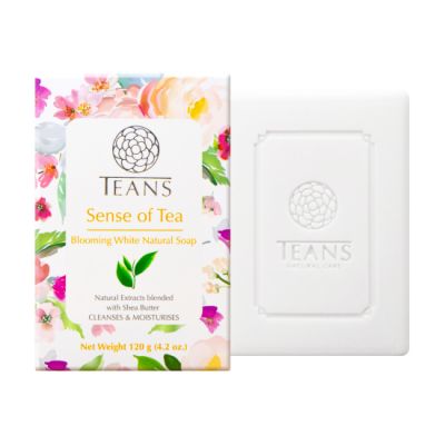 TEANS Sense of Tea Blooming White Natural Soap